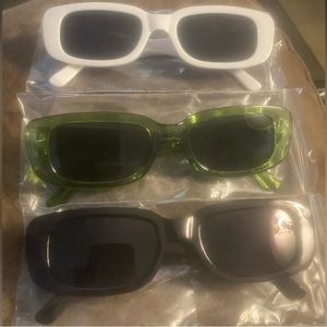 (3) Oval Unisex Sunglasses